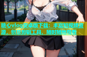糖心vlog安卓版下载：丰富短视频资源，创意剪辑工具，随时随地观看