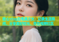 糖心vlog白毛美少女：记录生活瞬间，分享美好时光，尽在视频社区