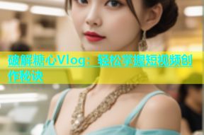 破解糖心Vlog：轻松掌握短视频创作秘诀