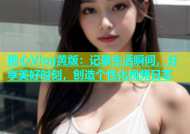 糖心Vlog黄版：记录生活瞬间，分享美好时刻，创造个性化视频日志