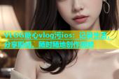 VLOG糖心vlog污ios：记录生活，分享瞬间，随时随地创作视频