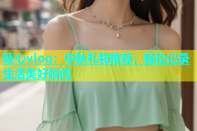糖心vlog：中秋礼物推荐，轻松记录生活美好瞬间