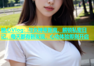 糖心Vlog：与女神零距离，解锁私密日记，每天都有新发现，心动体验即刻开启