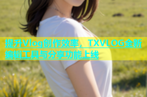 提升Vlog创作效率，TXVLOG全新编辑工具与分享功能上线