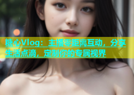 糖心Vlog：主播零距离互动，分享生活点滴，定制你的专属视界