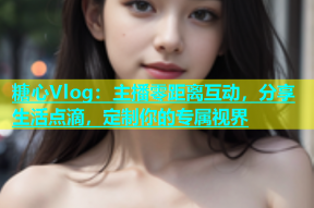 糖心Vlog：主播零距离互动，分享生活点滴，定制你的专属视界