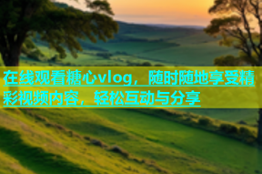 在线观看糖心vlog，随时随地享受精彩视频内容，轻松互动与分享
