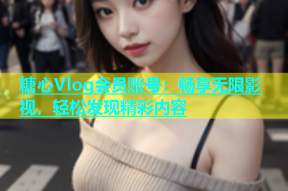 糖心Vlog会员账号：畅享无限影视，轻松发现精彩内容