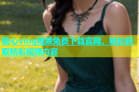 糖心vlog视频免费下载官网，轻松获取精彩视频内容