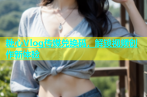 糖心Vlog传媒兑换码，解锁视频创作新体验