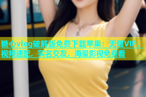 糖心vlog破解版免费下载苹果：无限VIP，视频速配，实名交友，海量影视免费看