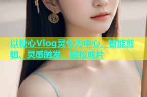 以糖心Vlog灵兮为中心，智能剪辑、灵感触发，轻松成片