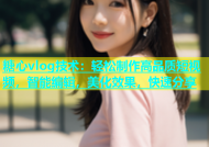 糖心vlog技术：轻松制作高品质短视频，智能编辑，美化效果，快速分享