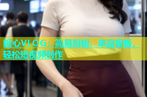 糖心VLOG：简易剪辑、丰富模板，轻松短视频创作