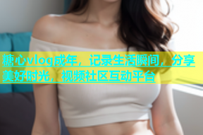 糖心vlog成年，记录生活瞬间，分享美好时光，视频社区互动平台