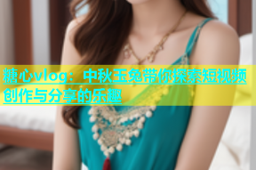 糖心vlog：中秋玉兔带你探索短视频创作与分享的乐趣