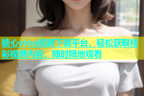 糖心vlog视频下载平台，轻松获取精彩视频内容，随时随地观看
