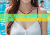 铃木君：糖心Vlog在线福利，极品女神体验