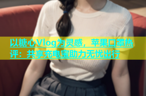以糖心Vlog为灵感，苹果口罩热评：共享充电宝助力无忧出行