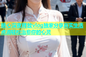 糖心深夜释放vlog独家分享真实生活点滴轻松治愈你的心灵