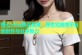 糖心vlog情深差喔：探索短视频平台的创作与分享魅力