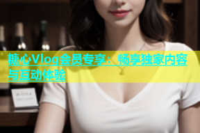 糖心Vlog会员专享：畅享独家内容与互动体验