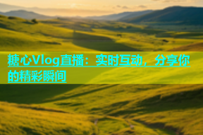 糖心Vlog直播：实时互动，分享你的精彩瞬间