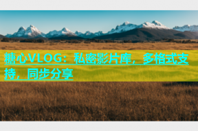 糖心VLOG：私密影片库，多格式支持，同步分享