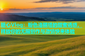 糖心Vlog：粉色洛丽塔的甜蜜诱惑，释放你的无限创作与激情快来体验