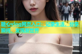 糖心vlog网页入口：记录生活，分享瞬间，发现新世界