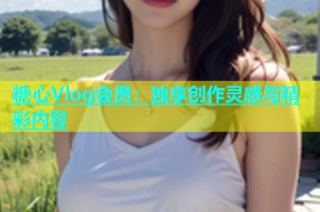 糖心Vlog会员：独享创作灵感与精彩内容