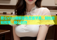 糖心vlog破解版免费版苹果，轻松剪辑视频，随心创作