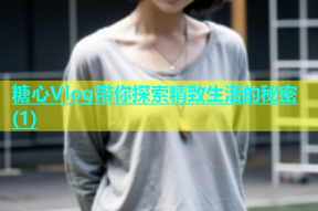 糖心Vlog带你探索精致生活的秘密(1)