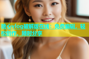 糖心vlog破解版在线：免费编辑，轻松创作，随时分享
