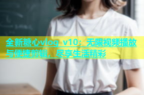 全新糖心vlog v10：无限视频播放与便捷剪辑，尽享生活精彩