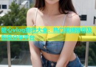 糖心vlog排行大全：热门视频推荐及创意分享平台