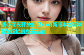 糖心深夜释放自己vlog新版本全新体验轻松记录真实生活