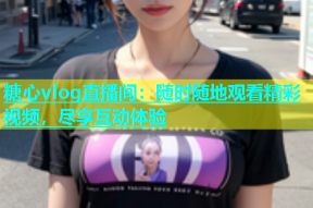 糖心vlog直播间：随时随地观看精彩视频，尽享互动体验
