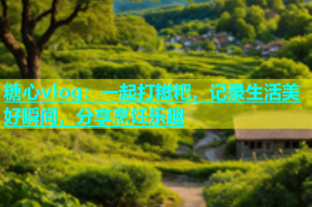 糖心vlog：一起打糍粑，记录生活美好瞬间，分享烹饪乐趣
