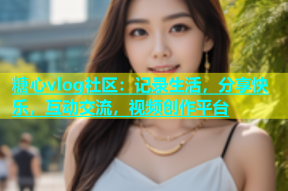 糖心vlog社区：记录生活，分享快乐，互动交流，视频创作平台