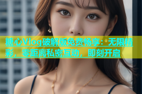 糖心Vlog破解版免费畅享：无限精彩，零距离私密互动，即刻开启