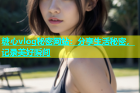 糖心vlog秘密网站：分享生活秘密，记录美好瞬间