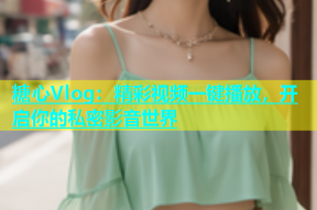 糖心Vlog：精彩视频一键播放，开启你的私密影音世界