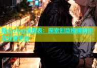 糖心vlog演员表：探索创意视频制作与分享平台