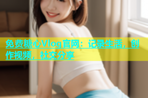 免费糖心Vlog官网：记录生活，创作视频，社交分享