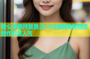 糖心深夜释放自己vlog智能推荐高效创作引爆人气