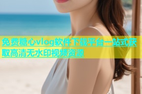 免费糖心vlog软件下载平台一站式获取高清无水印视频资源