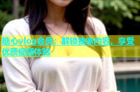 糖心vlog会员：解锁独家内容，享受优质视频体验