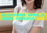 糖心Vlog抖音专场：独家放送，精彩短视频，引爆你的多巴胺