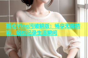 糖心Vlog污破解版：畅享无限精彩，轻松记录生活瞬间